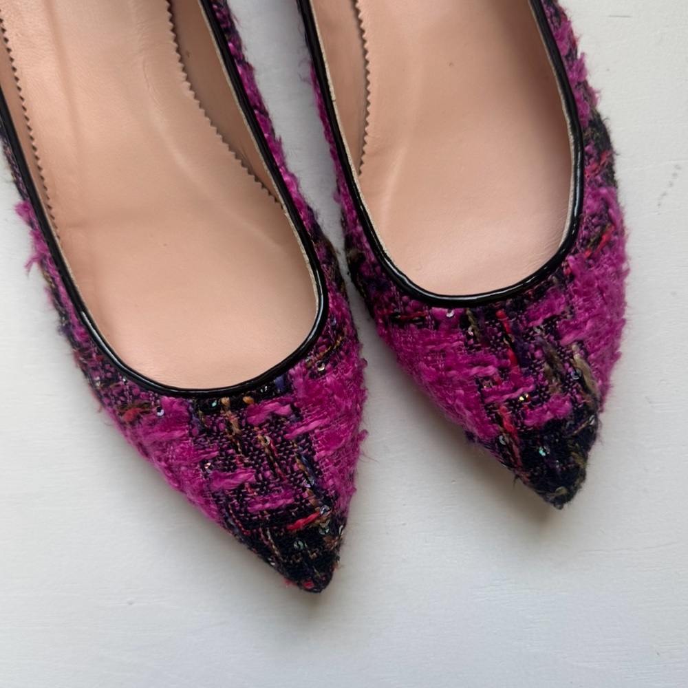 J. Crew Pink and Black Flats - Picture 7 of 16